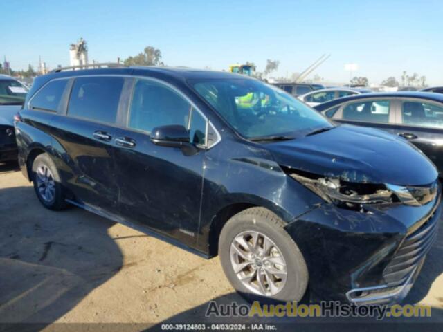 TOYOTA SIENNA XLE, 5TDJRKEC3MS014518