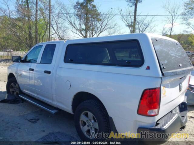 RAM 1500 TRADESMAN QUAD CAB 4X4 6'4 BOX, 1C6RR7FT3JS209737