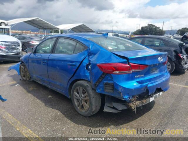 HYUNDAI ELANTRA SEL, 5NPD84LF4JH214558