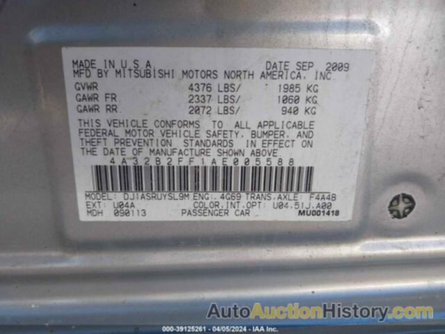 MITSUBISHI GALANT FE, 4A32B2FF1AE005588