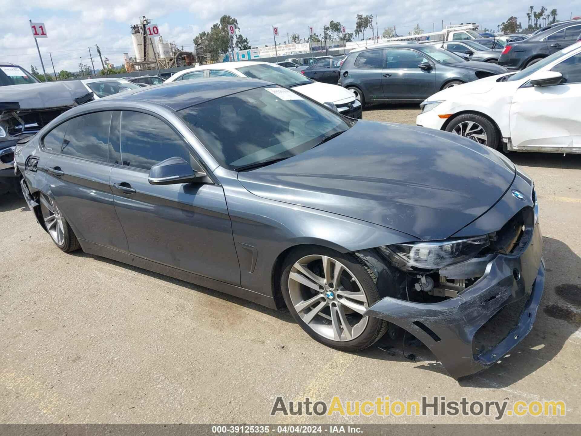 BMW 430I GRAN COUPE, WBA4J1C51KBM13531