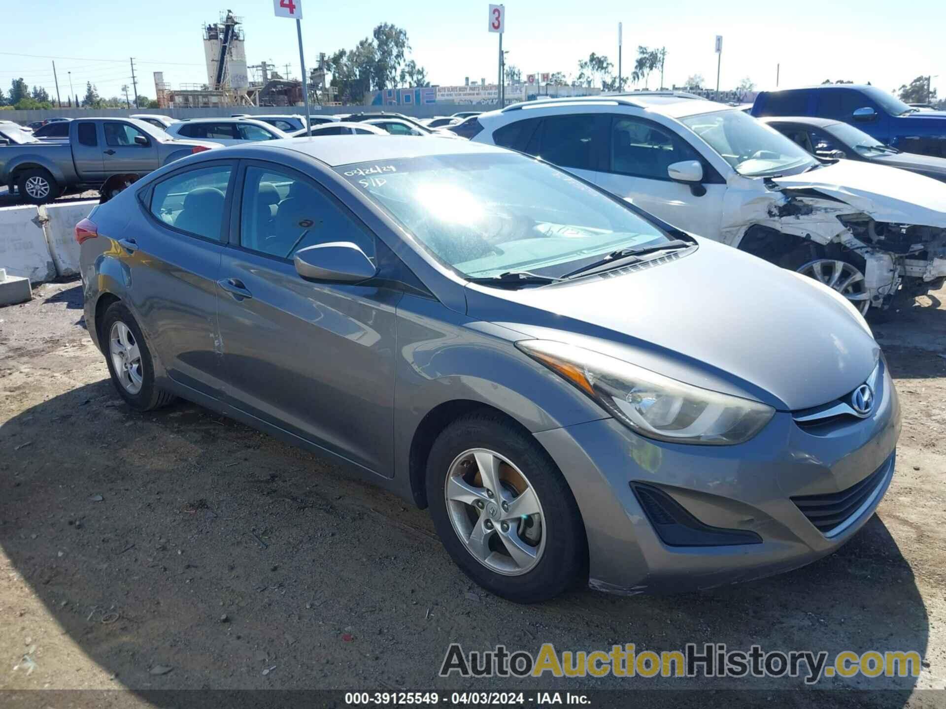 HYUNDAI ELANTRA SE, 5NPDH4AE6EH486240