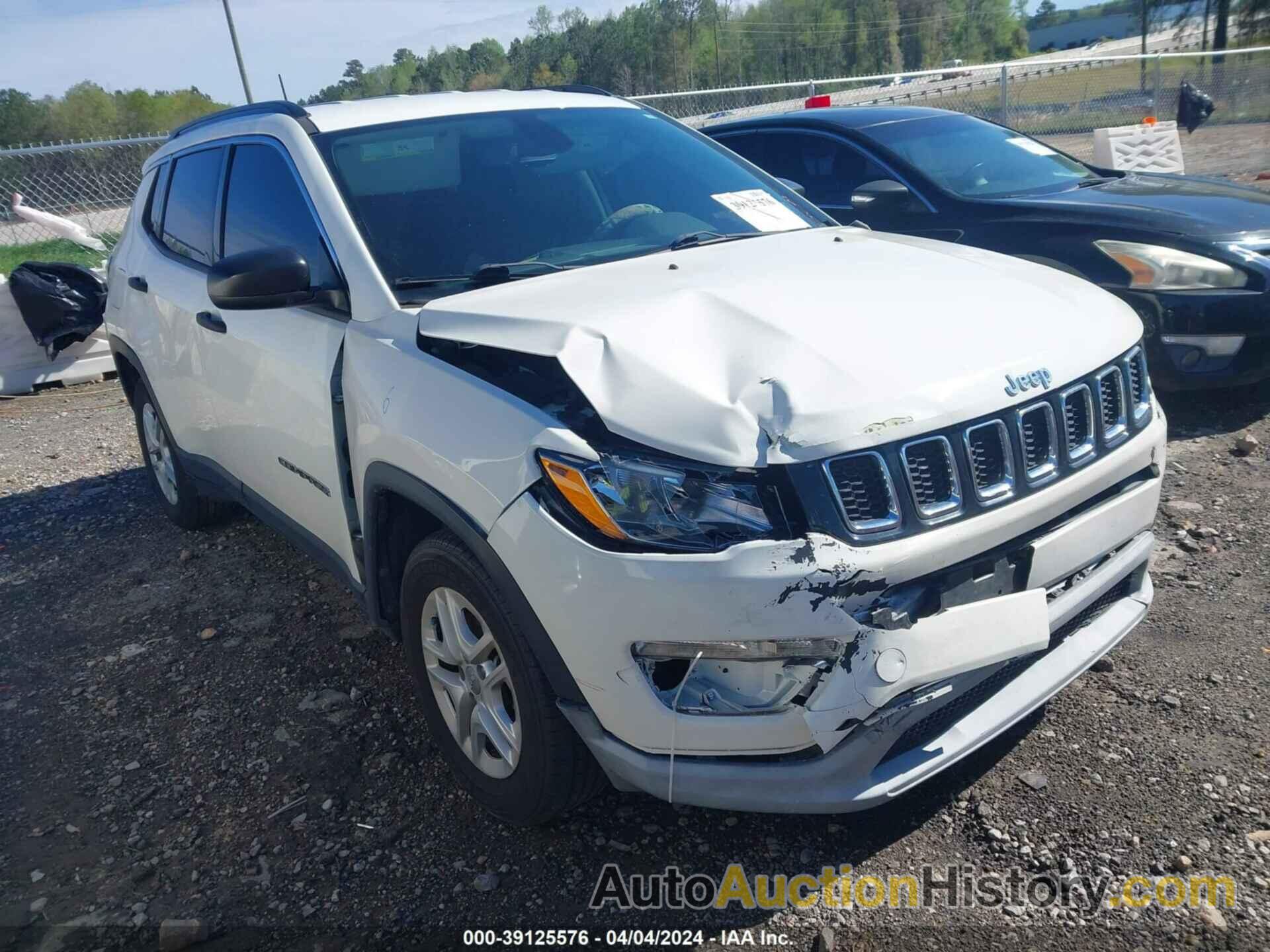 JEEP COMPASS SPORT FWD, 3C4NJCAB3KT614146