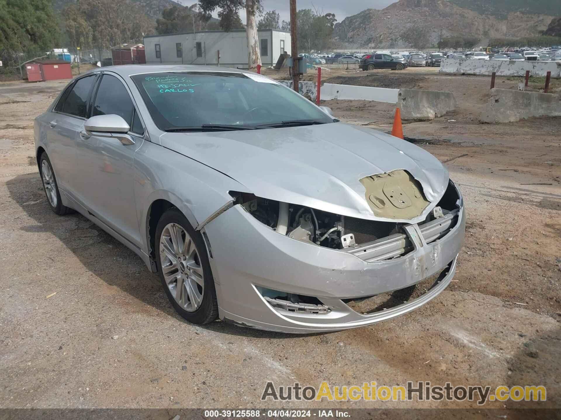 LINCOLN MKZ, 3LN6L2G98GR604046