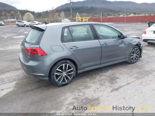 VOLKSWAGEN GOLF TSI SE 4-DOOR, 3VW217AU2FM005025