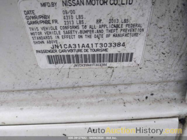 NISSAN MAXIMA SE, JN1CA31A41T303384