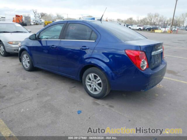 CHEVROLET SONIC 2LT, 1G1JC5SB6C4223379