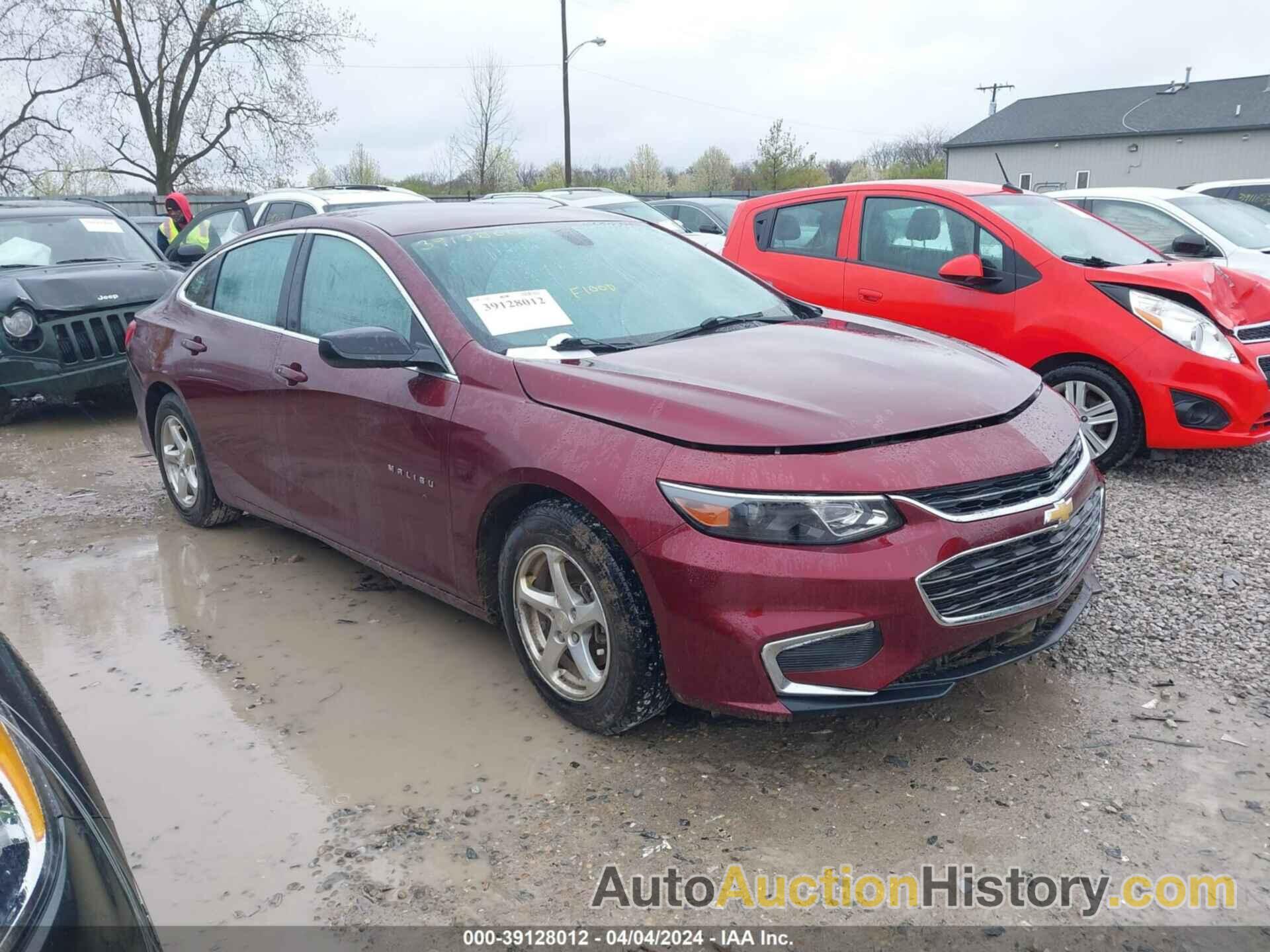 CHEVROLET MALIBU LS, 1G1ZB5ST6GF276561