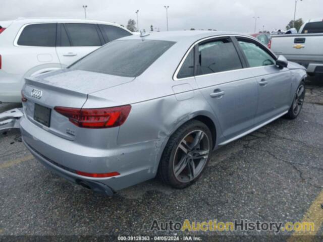 AUDI A4 2.0T PREMIUM/2.0T TECH PREMIUM, WAUENAF48JN018061