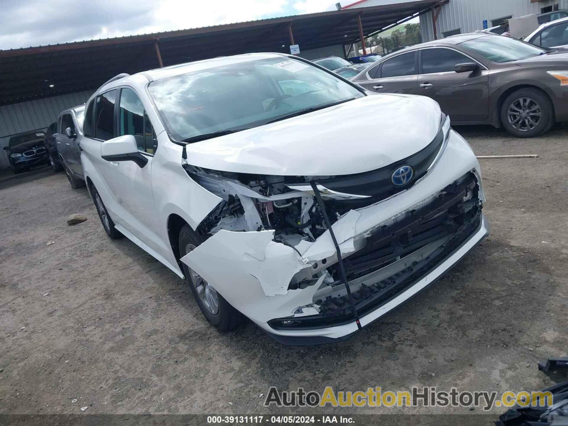 TOYOTA SIENNA LE, 5TDBRKEC6NS094662