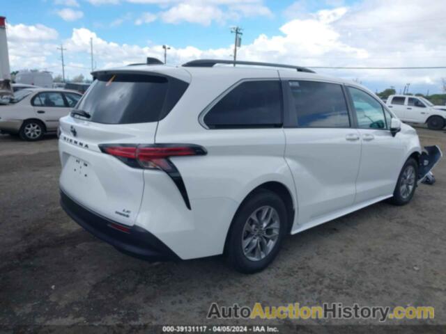 TOYOTA SIENNA LE, 5TDBRKEC6NS094662