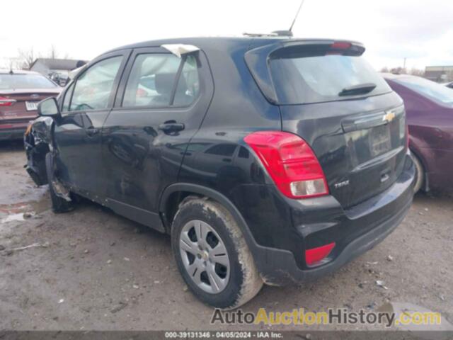 CHEVROLET TRAX LS, 3GNCJKSB0KL132189