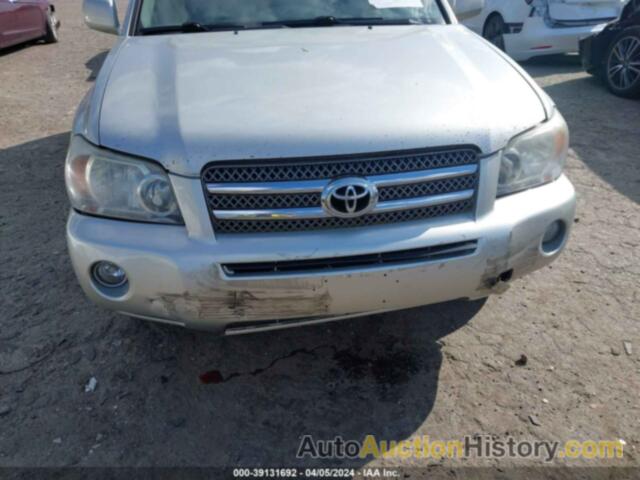 TOYOTA HIGHLANDER HYBRID V6, JTEEW21A860027667