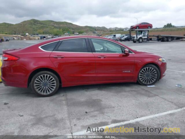 FORD FUSION HYBRID TITANIUM, 3FA6P0RU9HR306689