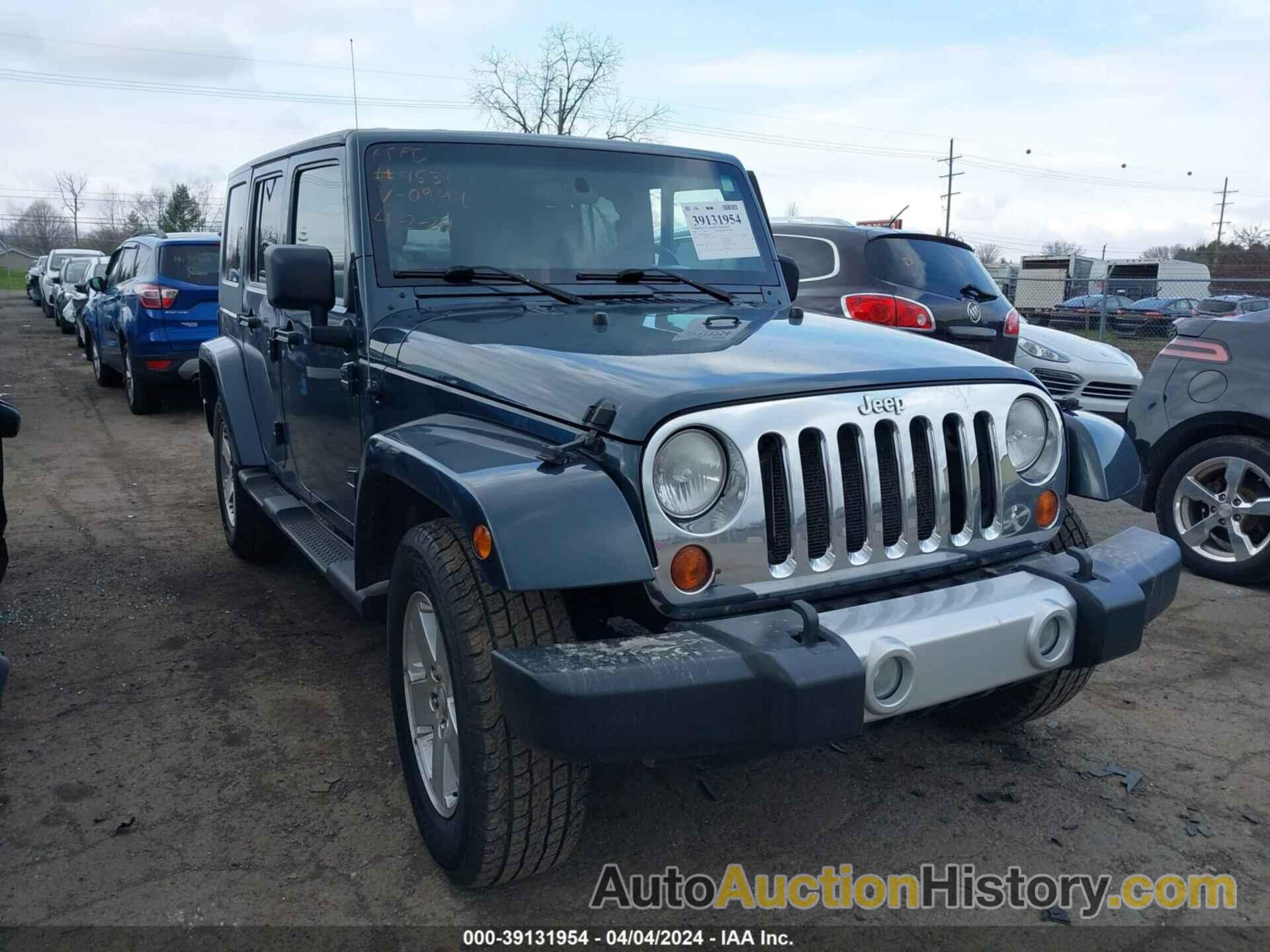 JEEP WRANGLER UNLIMITED SAHARA, 1J8GA59168L580944