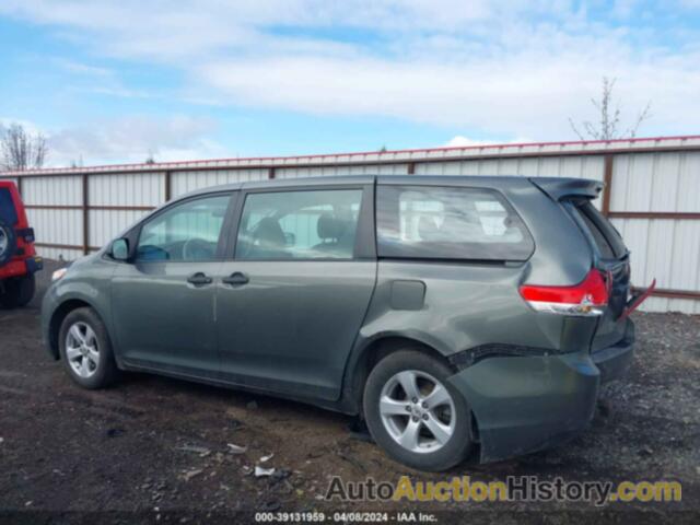 TOYOTA SIENNA, 5TDZK3DC3BS11160