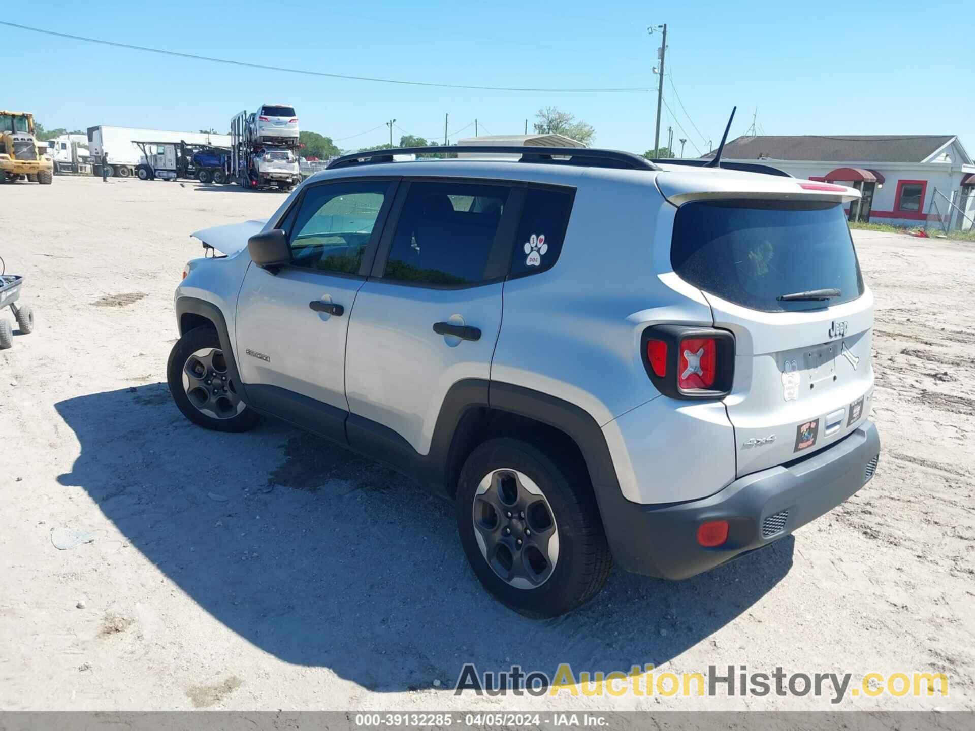 JEEP RENEGADE SPORT, ZACCJBAB1JPH19985