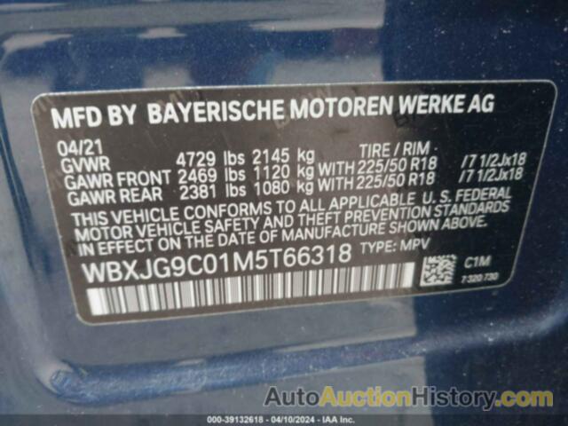 BMW X1 XDRIVE28I, WBXJG9C01M5T66318