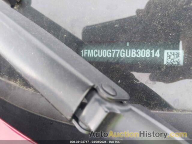 FORD ESCAPE SE, 1FMCU0G77GUB30814