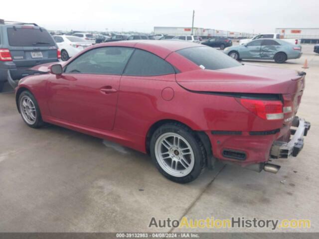 LEXUS IS 250C 250, JTHFF2C21A2503008