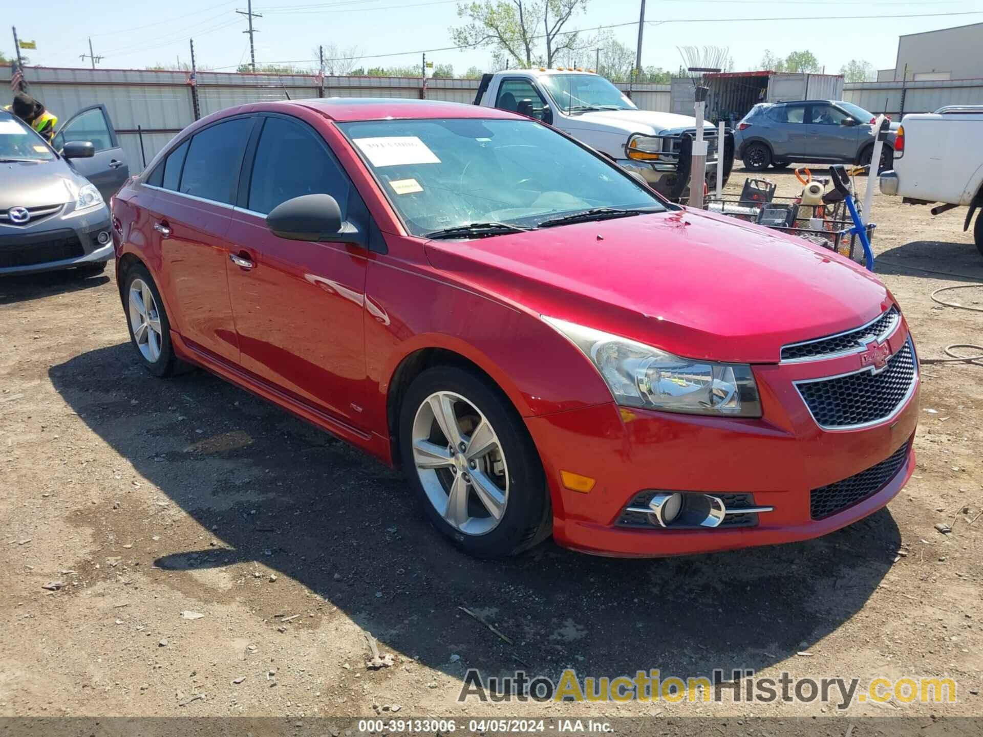 CHEVROLET CRUZE 2LT AUTO, 1G1PE5SB2E7207699