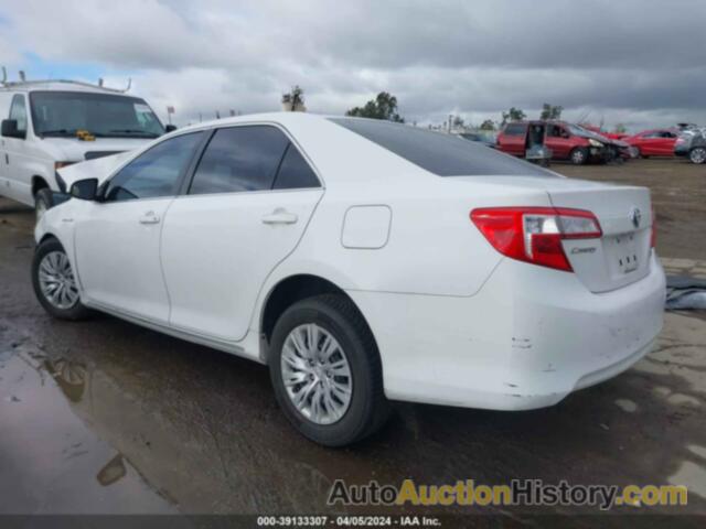 TOYOTA CAMRY HYBRID LE, 4T1BD1FK8CU004088