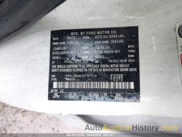 FORD TRANSIT CONNECT XL, NM0LS6AN1DT171314