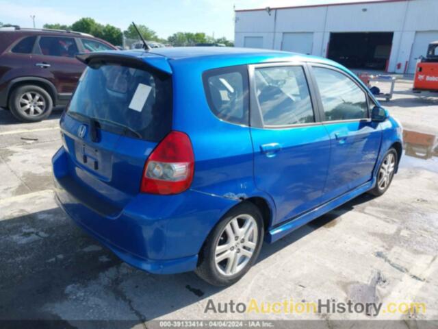 HONDA FIT SPORT, JHMGD38687S027716