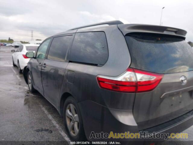 TOYOTA SIENNA LE 8 PASSENGER, 5TDKZ3DC7HS806575