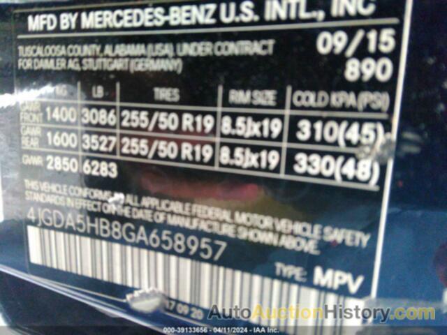 MERCEDES-BENZ GLE 350 4MATIC, 4JGDA5HB8GA658957