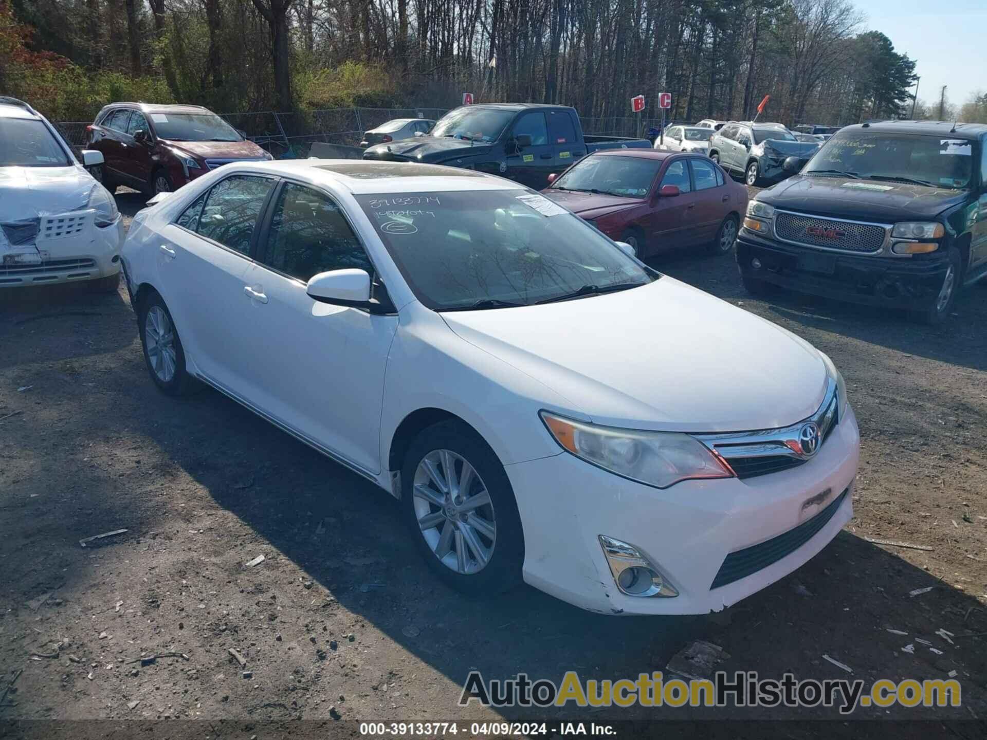 TOYOTA CAMRY XLE, 4T4BF1FK0ER389522