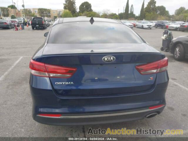 KIA OPTIMA S, 5XXGT4L31JG191401