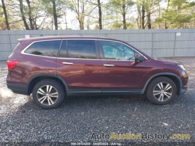 HONDA PILOT EX-L, 5FNYF6H59GB052291