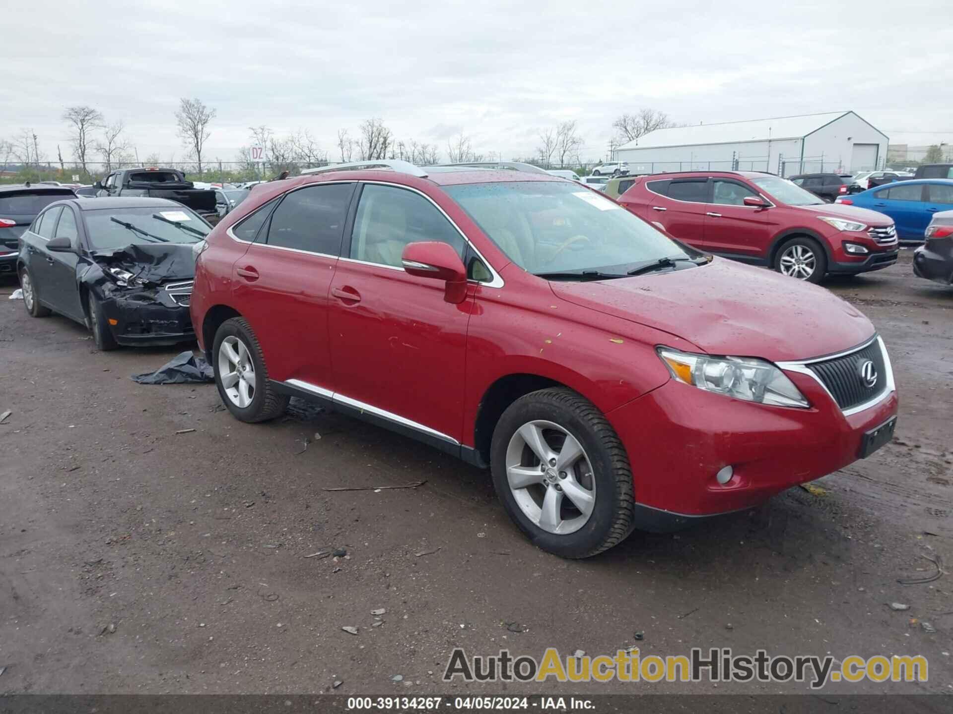 LEXUS RX 350 350, 2T2BK1BA8AC059962