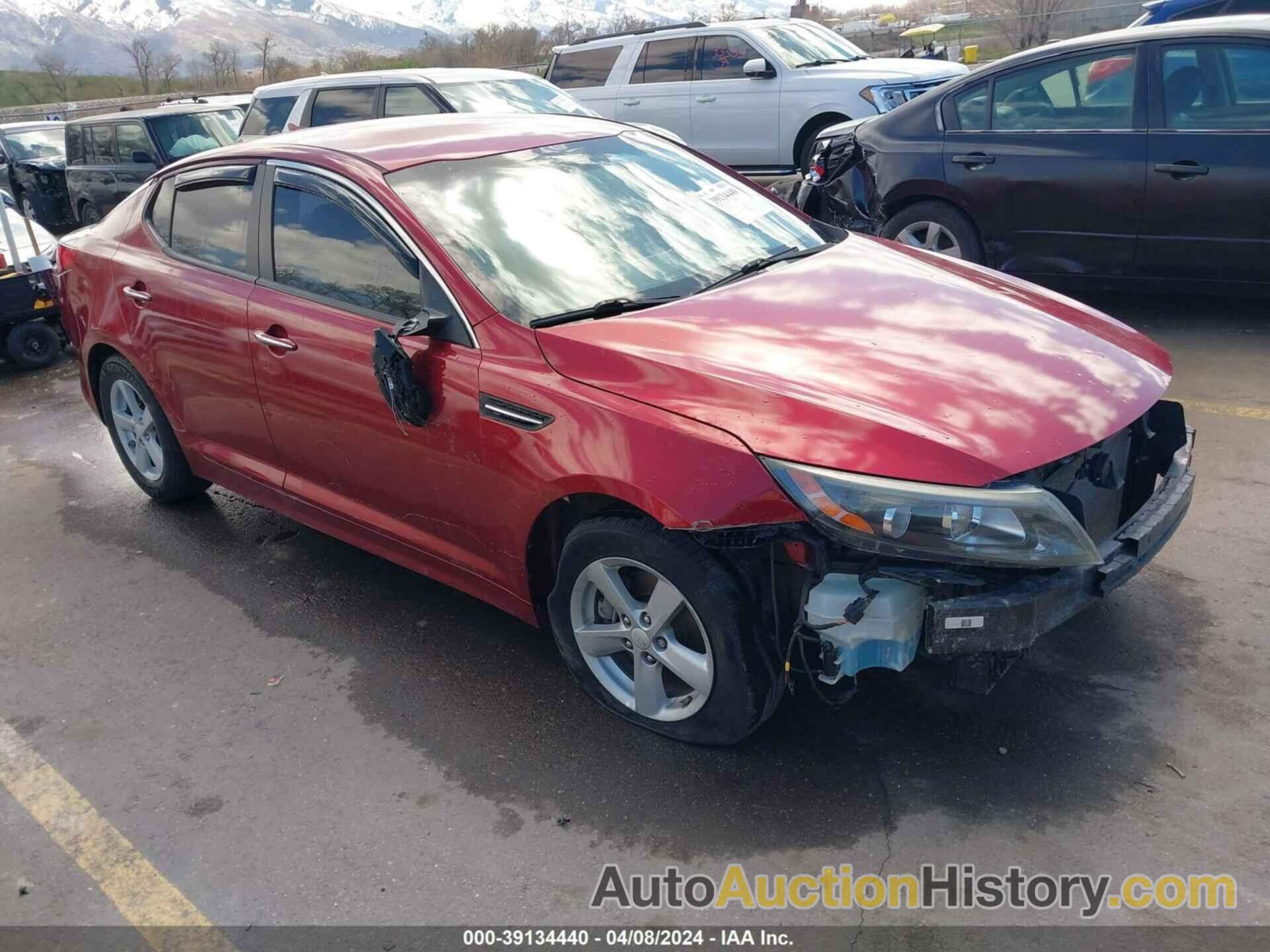 KIA OPTIMA LX, 5XXGM4A75FG371149