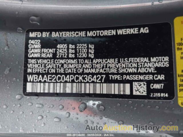 BMW 840I, WBAAE2C04PCK36427