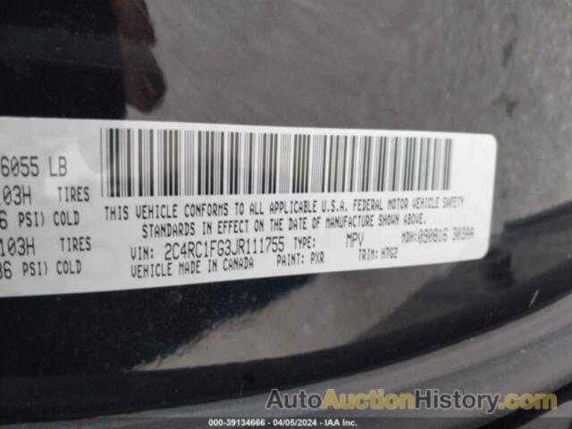 CHRYSLER PACIFICA TOURING PLUS, 2C4RC1FG3JR111755