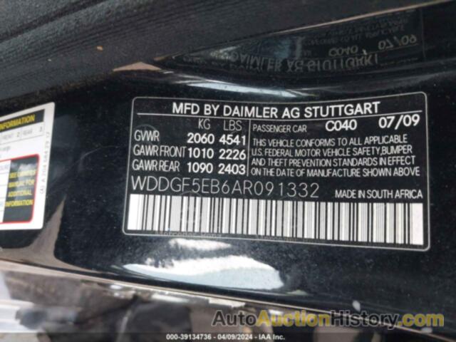 MERCEDES-BENZ C 300 LUXURY/SPORT, WDDGF5EB6AR091332