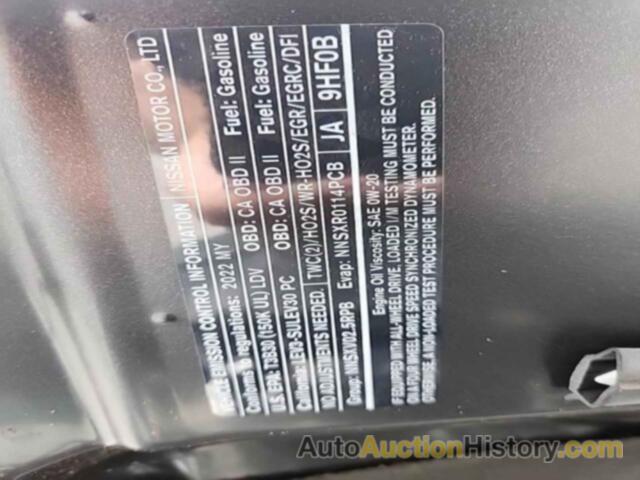 NISSAN ALTIMA SL, 1N4BL4EV5NN419599