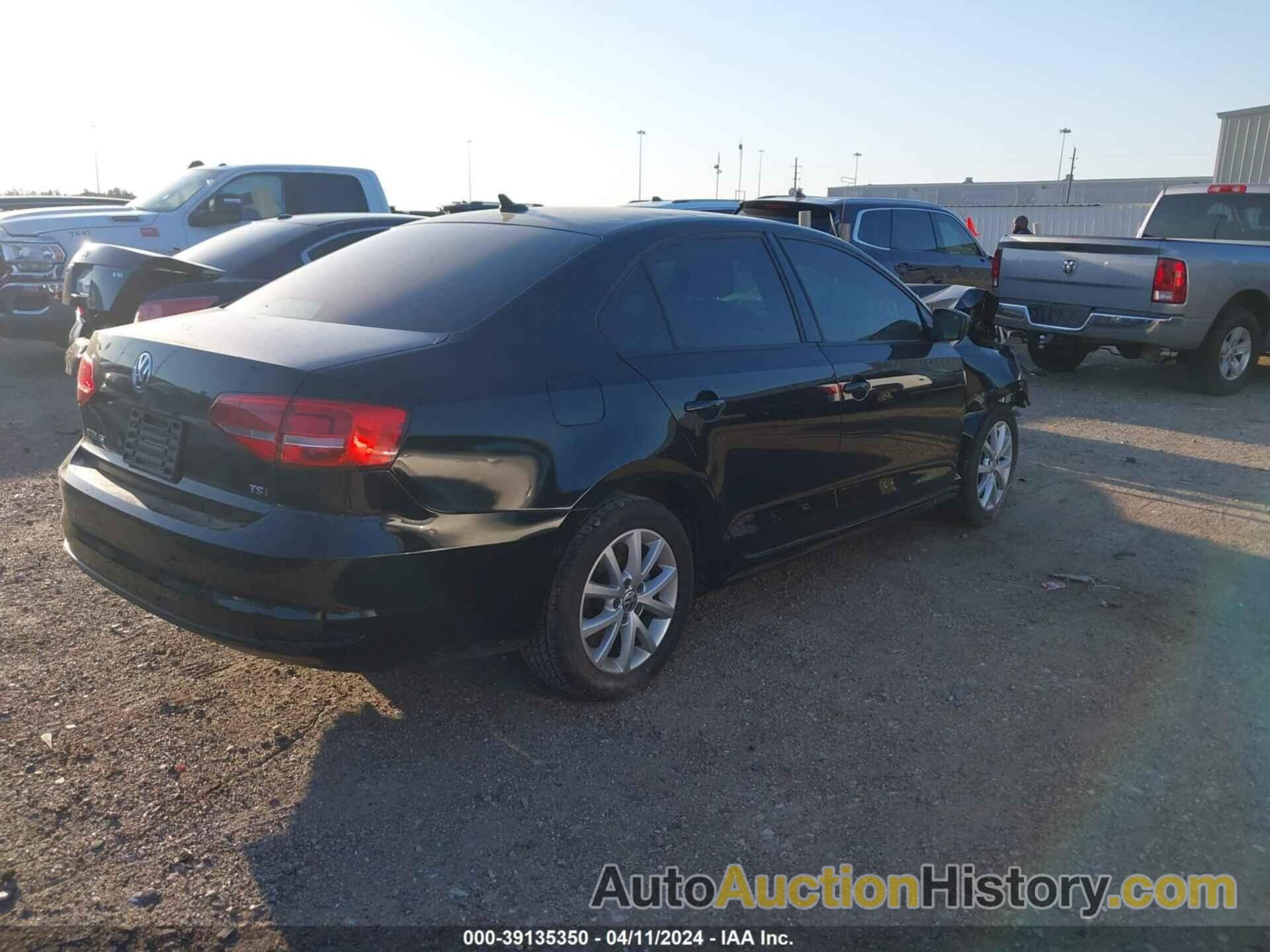 VOLKSWAGEN JETTA 1.8T SE, 3VWD17AJ5FM264039