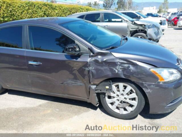 NISSAN SENTRA S, 3N1AB7APXEL695474