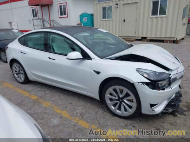 TESLA MODEL 3 REAR-WHEEL DRIVE, 5YJ3E1EA7NF303131