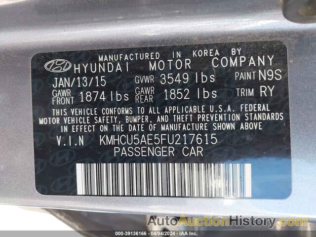 HYUNDAI ACCENT SPORT, KMHCU5AE5FU217615