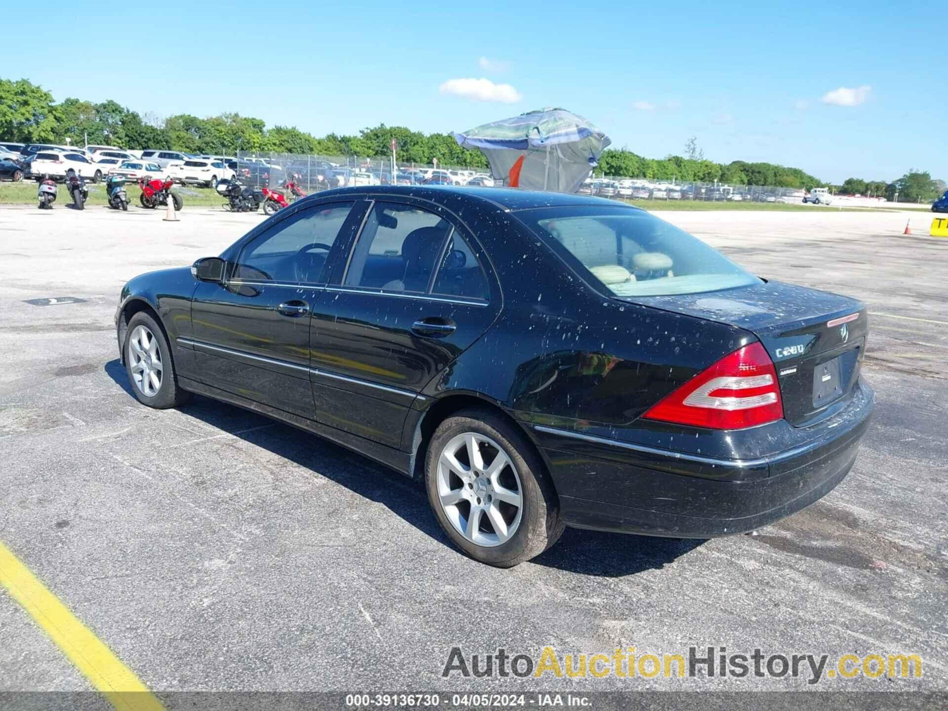 MERCEDES-BENZ C 280 LUXURY, WDBRF54J47A922568