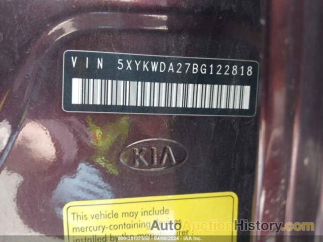 KIA SORENTO SX V6, 5XYKWDA27BG122818