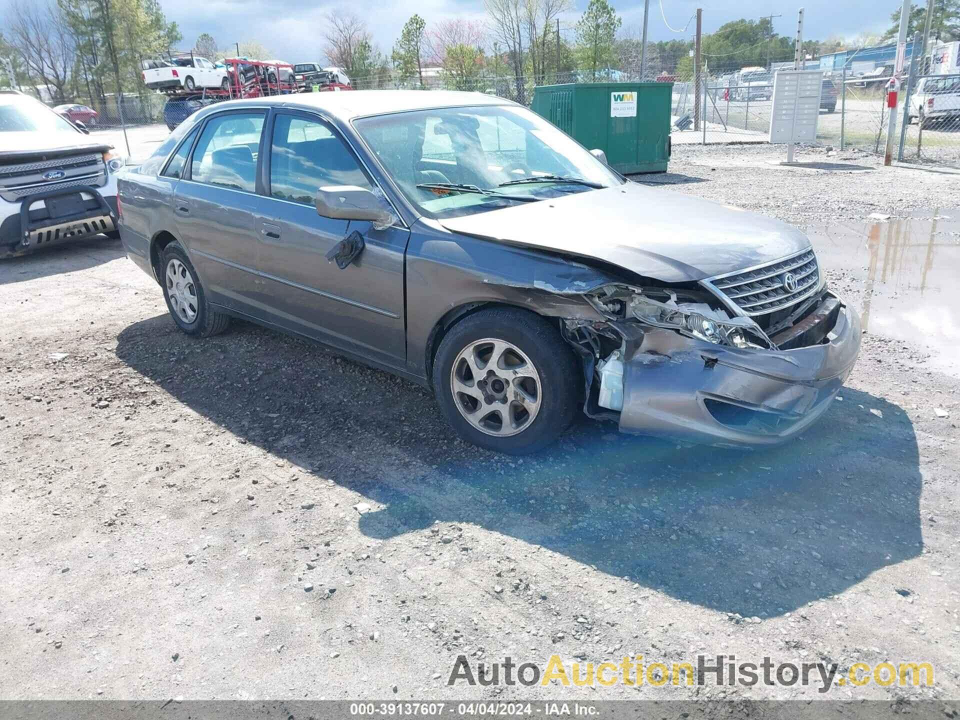 TOYOTA AVALON XL, 4T1BF28B53U270018