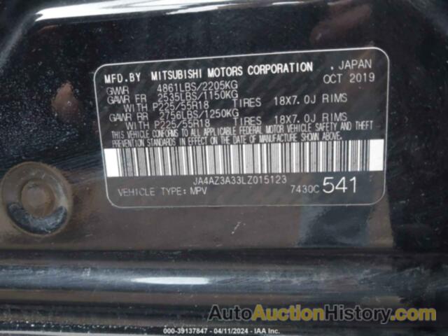 MITSUBISHI OUTLANDER ES 2.4 S-AWC, JA4AZ3A33LZ015123