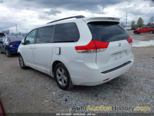 TOYOTA SIENNA LE V6, 5TDKK3DC2BS054229