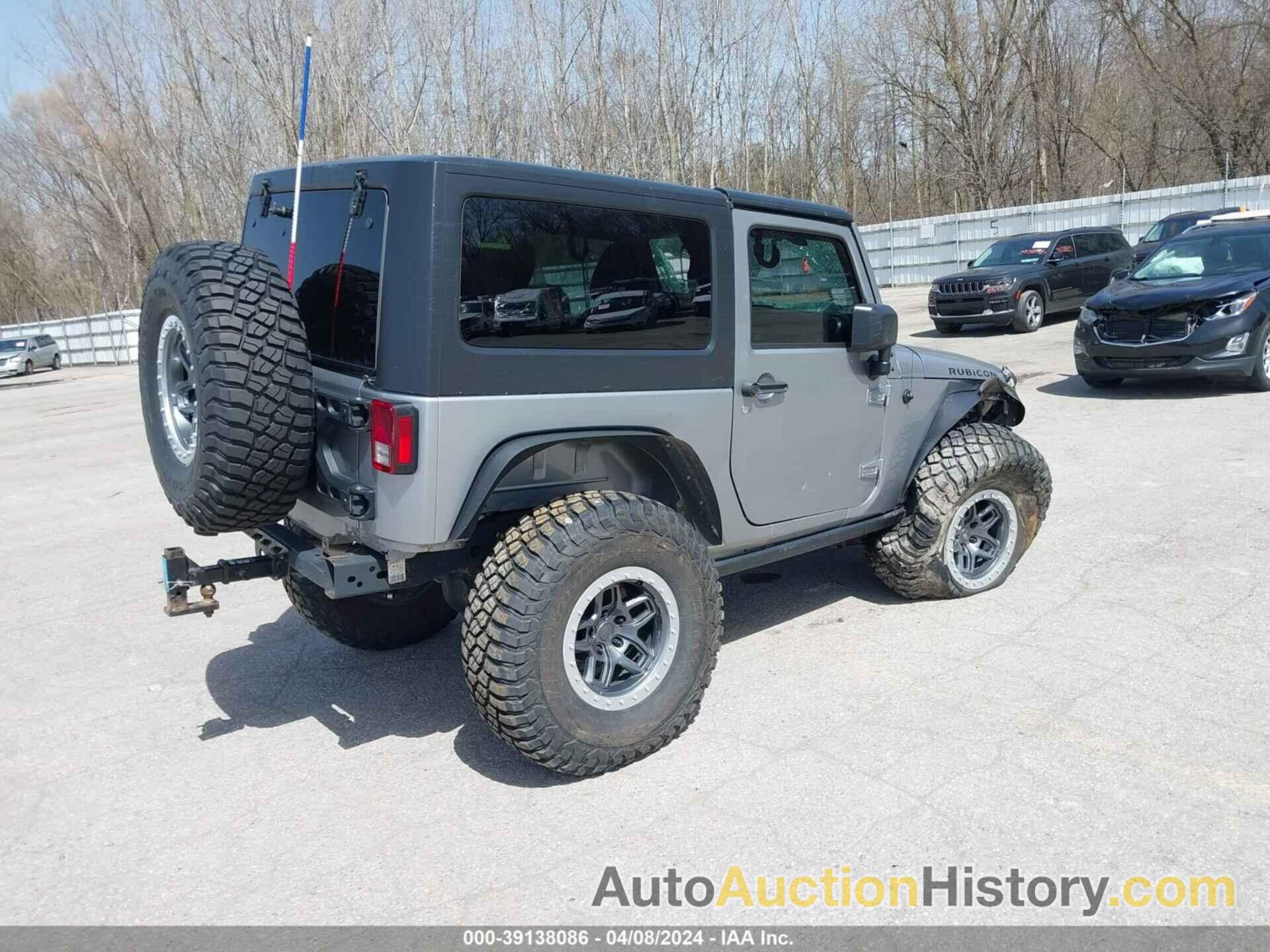 JEEP WRANGLER JK RUBICON 4X4, 1C4BJWCG0JL816787