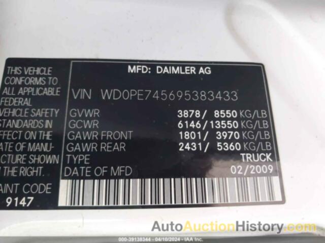 DODGE SPRINTER VAN 2500, WD0PE745695383433